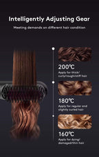 2 In 1 Straight Hair Comb Wireless Hair Straightener Brush Hair Fast Heating Portable Hot Curler USB Charging