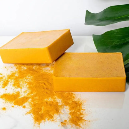 100g Turmeric Hand Made Soap, Lemon Kojic Acid Soap, Deep Cleaning For Face And Body Skin Care