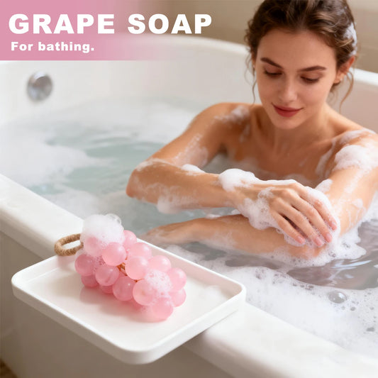 Organic Grape Seed Oil Soap - Anti-Aging, Cleansing & Moisturizing, for All Skin Types