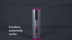 Rechargeable Automatic Hair Curler with LCD Display & Ceramic Curling Technology